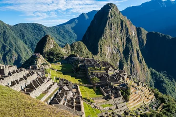 Photo sur Plexiglas Machu Picchu Machu Picchu ruins peruvian Andes  Cuzco Peru
