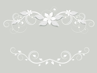 Floral frame