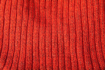 Orange wool.