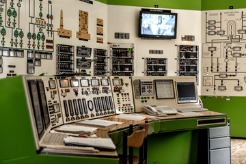 Control panel of a power plant