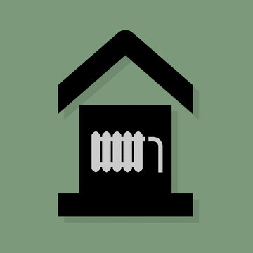 House service icon or sign, vector
