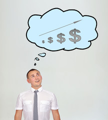 speech bubbles with chart