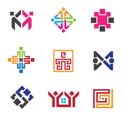 Social building network circle in business