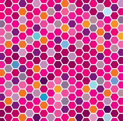 Brown Hexagonal Pattern