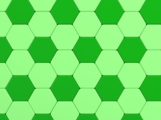 green color tone hexagonal tiles