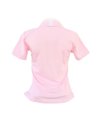 female shirt template on the mannequin on white background