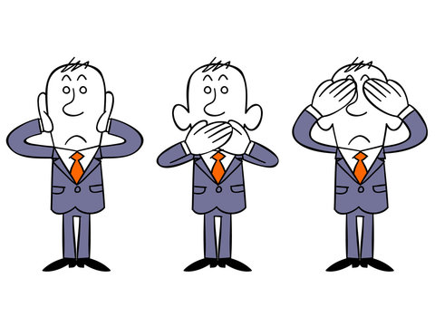 74 最適な 見ざる言わざる聞かざる 画像 ストック写真 ベクター Adobe Stock