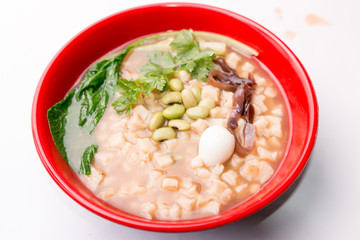 Steamed mutton bubble