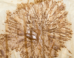 background of dirty cloth in wine filtration