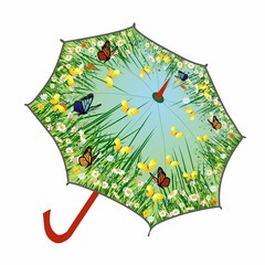 wiosenny parasol, © klatki