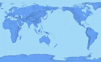 立体の世界地図