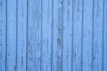 Fototapeta na wymiar Niebieski drewniana ściana