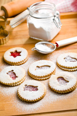 jelly christmas cookies