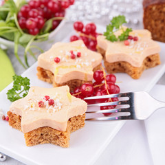 gingerbread and foie gras