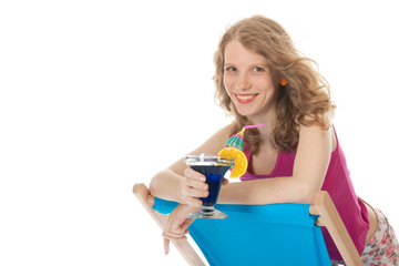 Sunbathing at the beach