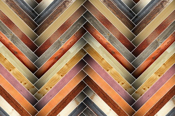 colorful wooden tiles