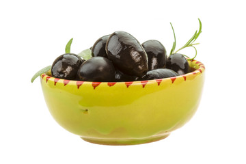 Black gigant olives