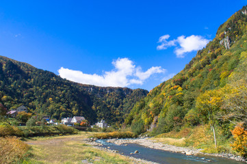 層雲峡温泉