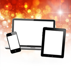 Mobile phone, tablet pc and laptop