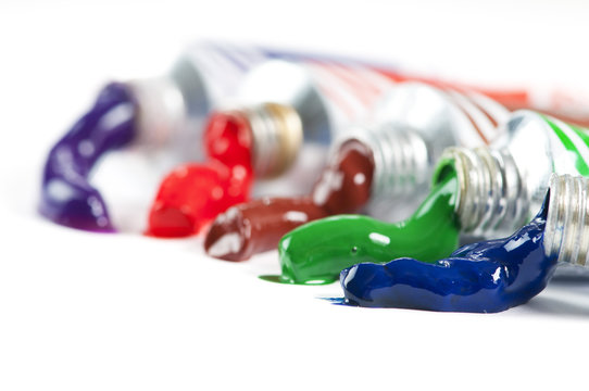 Tubes de gouache