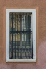 Windows with iron bars