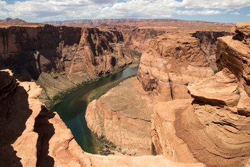 Colorado river horse shoe bend