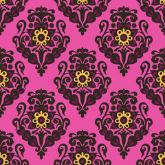 Damask Royal seamless pattern vector