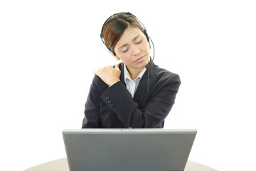 疲れたオペレーター