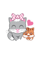 Sevimli ve neşeli kediler