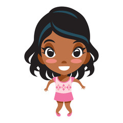 Cute Girl Vector illustration