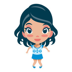 Cute Girl Vector illustration