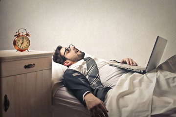 tired worker