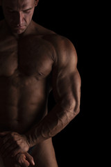 Obraz na płótnie Canvas Extreme bodybuilding.