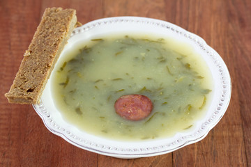 soup with sausage
