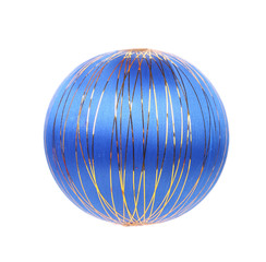 Blue christmas ball