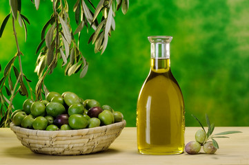 bottle of extra virgin olive oil