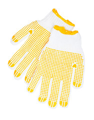 Working gloves isolated