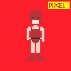 pixel character art