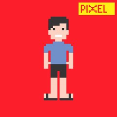 pixel guy art