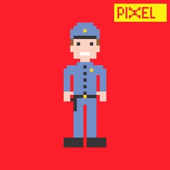 pixel guy art