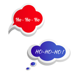 Just Say Ho! Speech bubble. Vector.