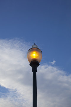 A tungsten lamp post