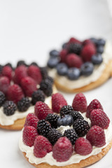 cookies with fresh berries