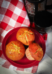 muffins fresh from oven