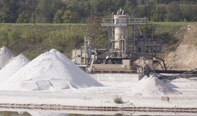 Sand mining in Holland