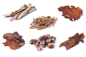 chinese herbal medicine on the background