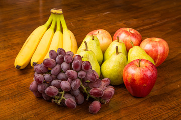 Grapes Pears Apples and Bananas