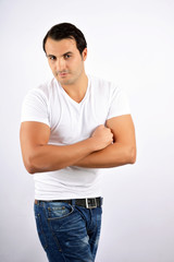 Fototapeta premium Bekleyen adam