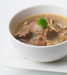 Beef Soup, bowl of Beef Soup