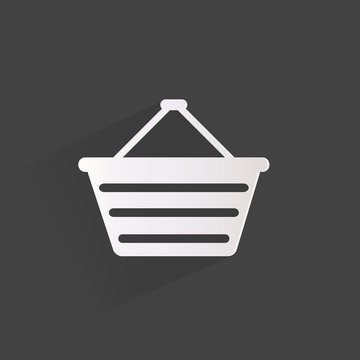shopping bag web icon
